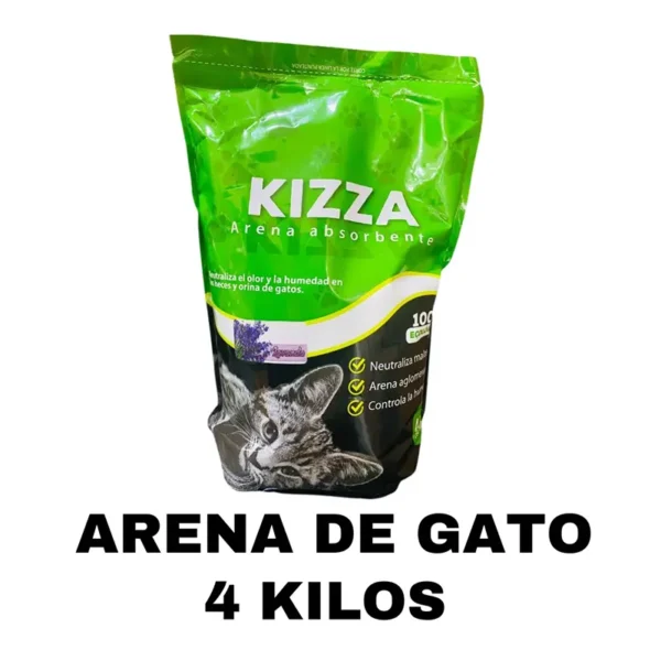 ARENA DE GATO 4 KG (LAVANDA, LIMON Y FRESA)