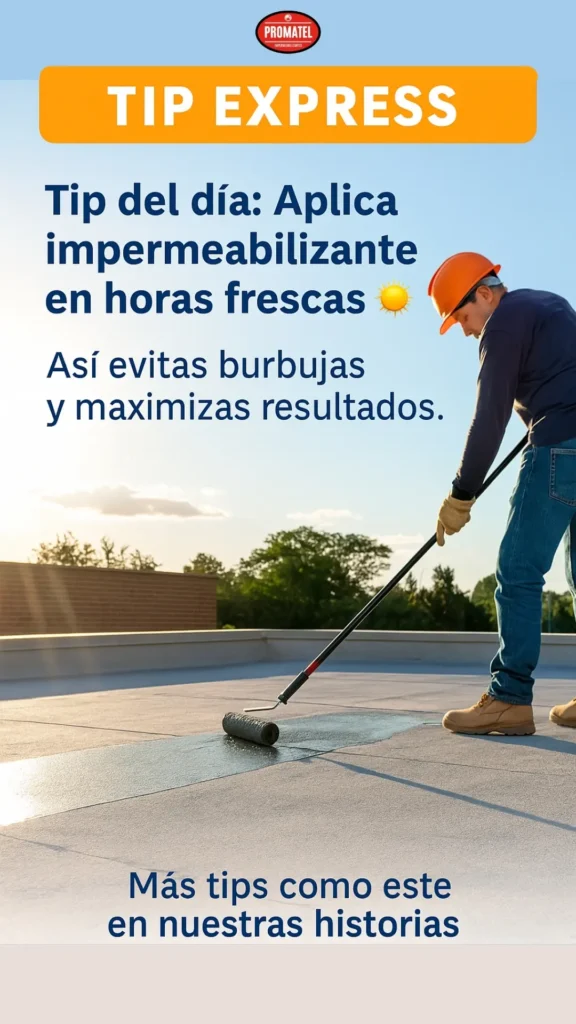 Aplicar un impermeabilizante parece fácil…