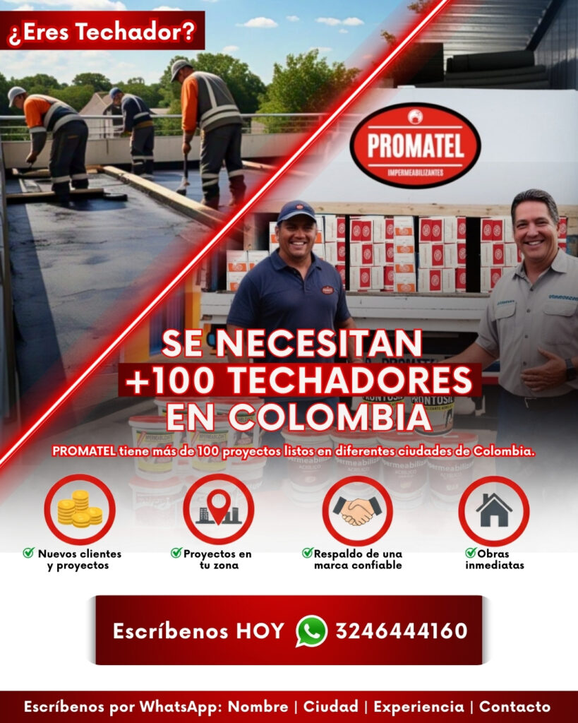 PROMATEL tiene más de 100 proyectos listos en diferentes ciudades de Colombia.